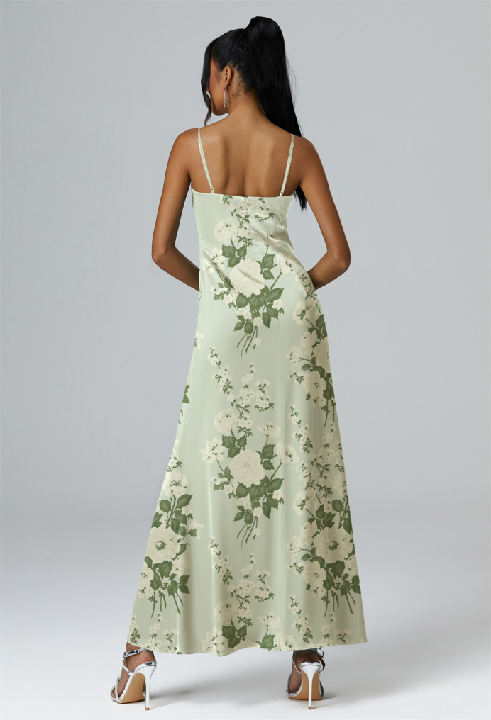 AW Ritenuto Mottled Moss Green  Wedding Guest Dresses